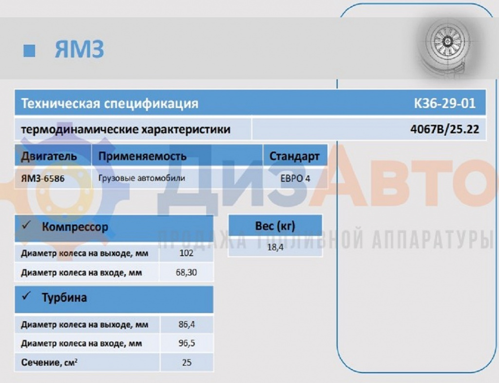 Турбокомпрессор К36-29-01
